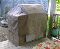 brick barbeque cover